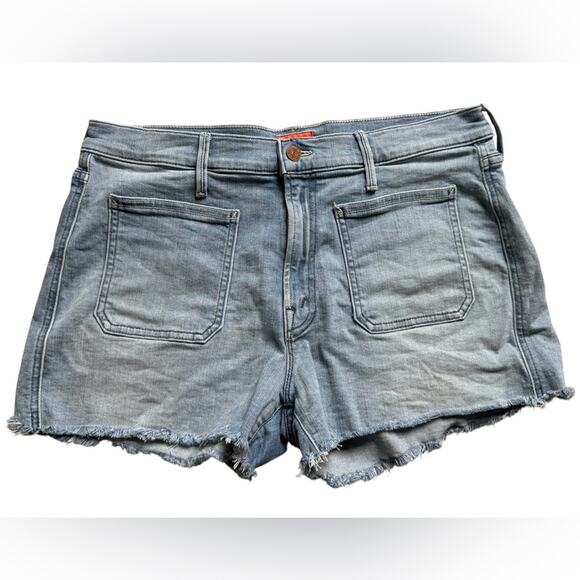 Mother Denim The Patchie Short in poppy fields size women’s 32 high rise casual - Picture 1 of 6
